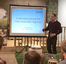 Speaking at SWMobile on automating iOS code signing